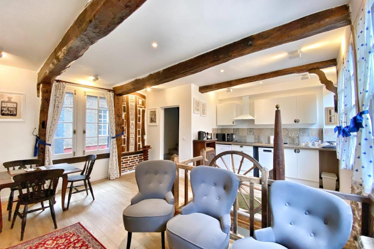 La Terrasse Notre Dame - Character House - 4P - Center Honfleur Villa Exterior photo